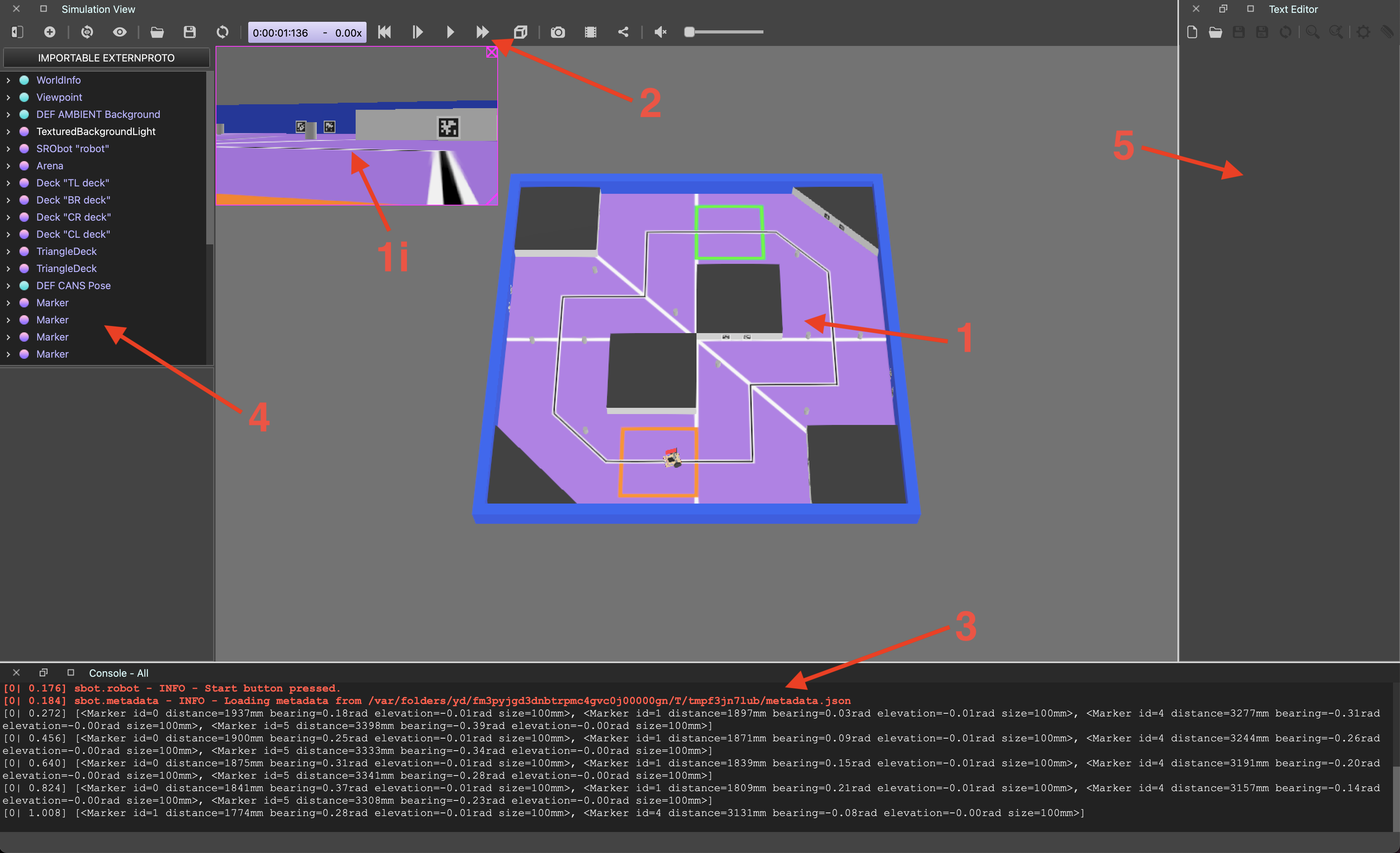 Webots Interface